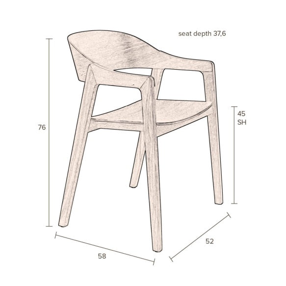 Lot de 2 chaises WESTLAKE