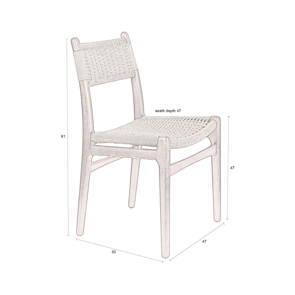 Lot de 2 Chaises CECILEE