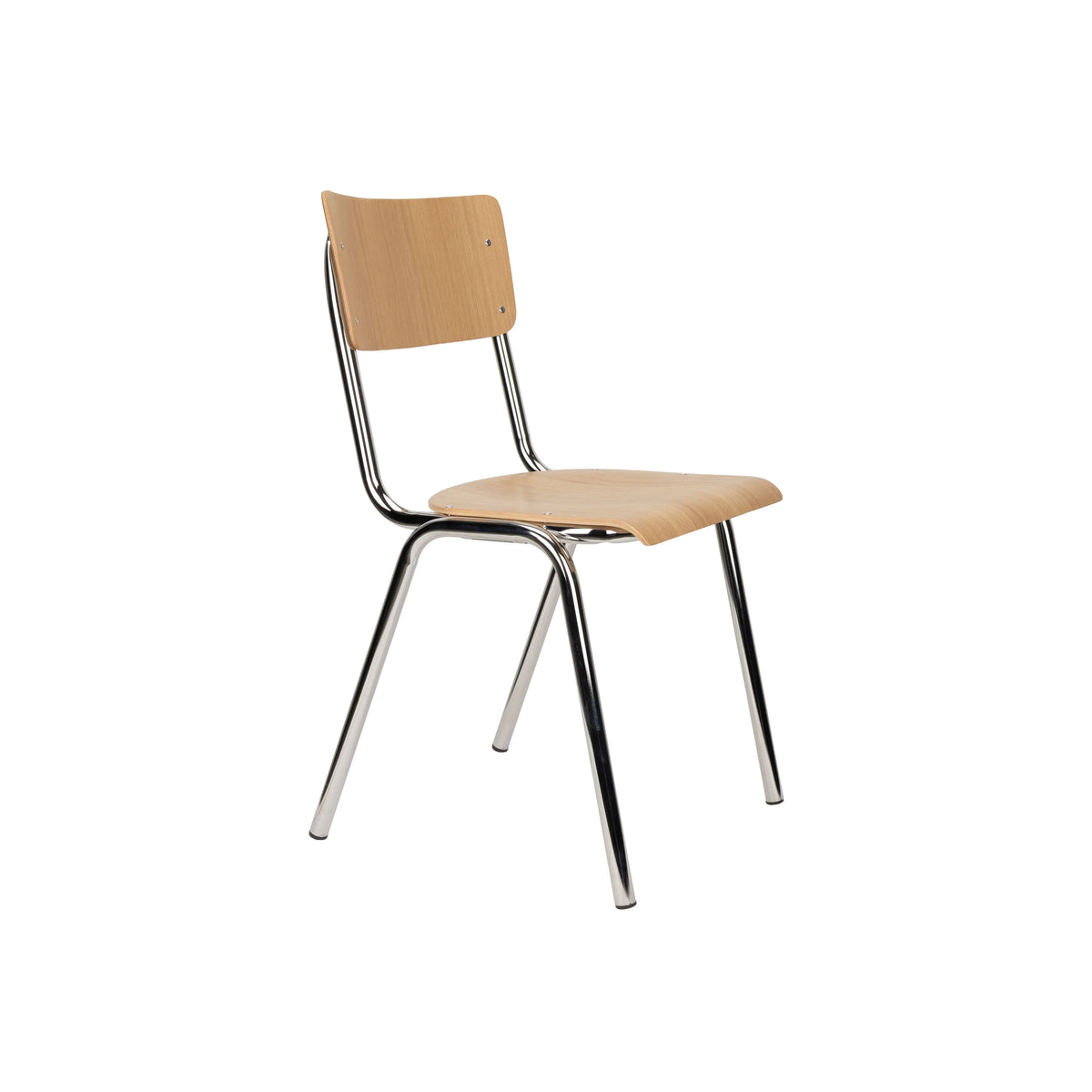Lot de 4 Chaises Back to School Chrome
