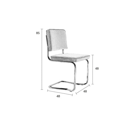 Lot de 2 Chaises RIDGE